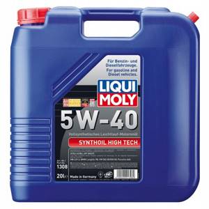 Моторное масло Liqui Moly Synthoil High Tech SAE 5w40, 20л